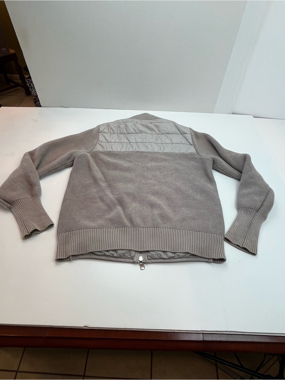 Varley Larkin Jacket Knit Nylon Womens Size Small Tan Full Zip Outdoor *FLAWED - Picture 15 of 15